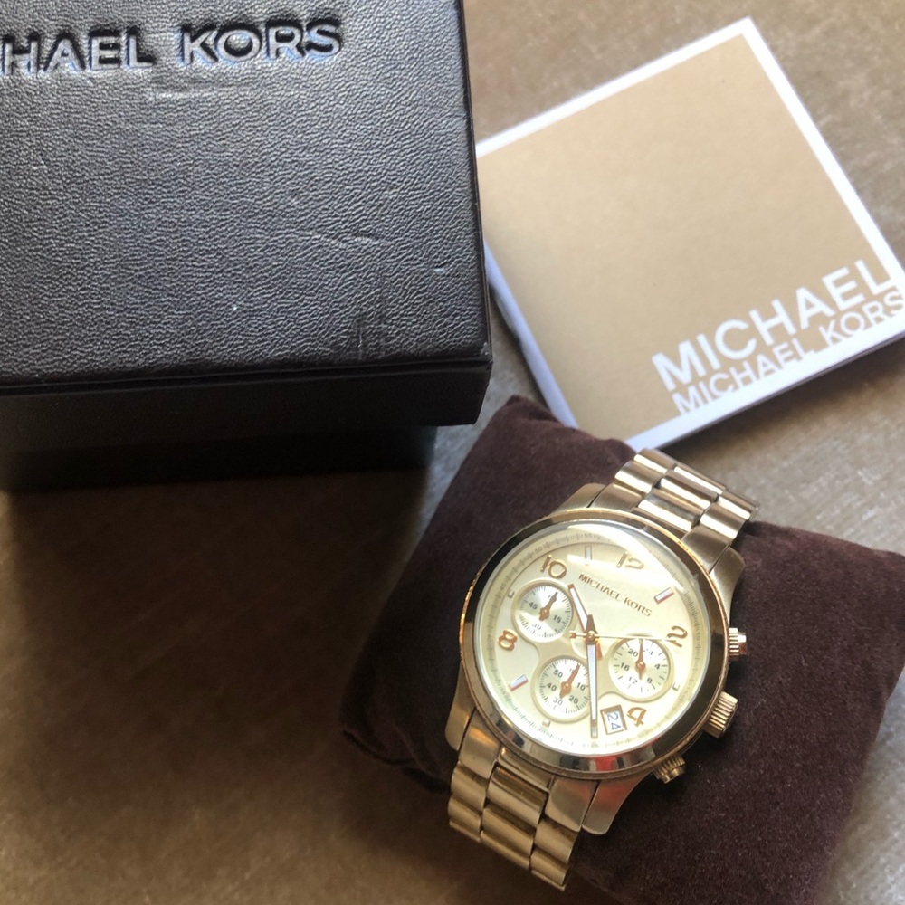 Michael Kors Gold-Tone Watch Gold - One Size